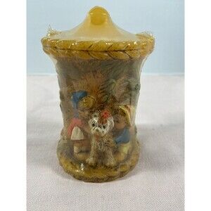 Alpine Originals hand-painted candle